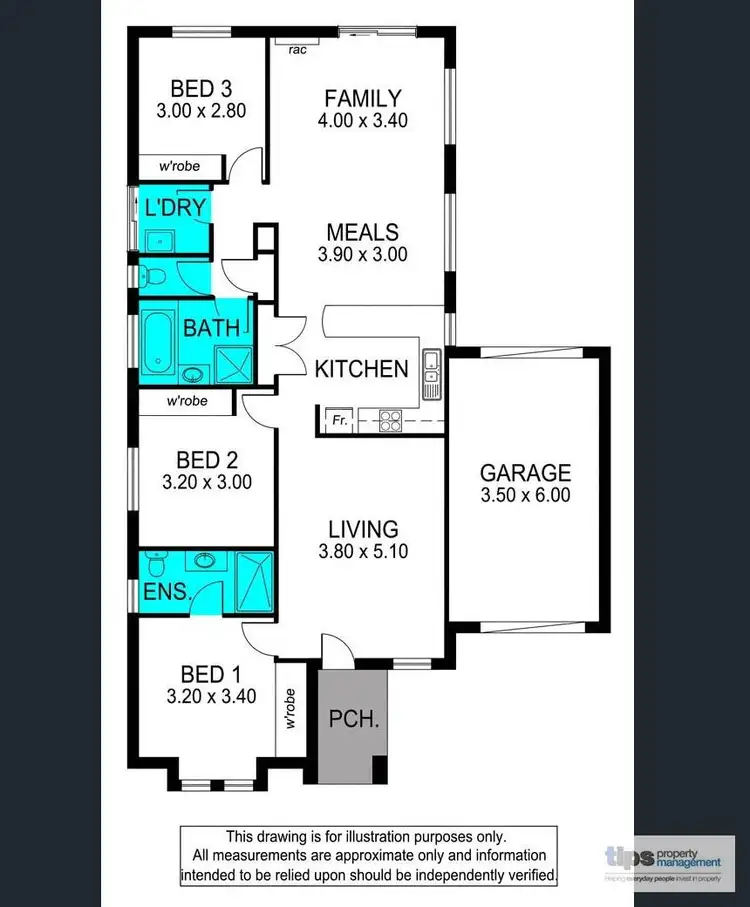 Floorplan of Homely house listing, 6 Albert Court, Andrews Farm SA 5114