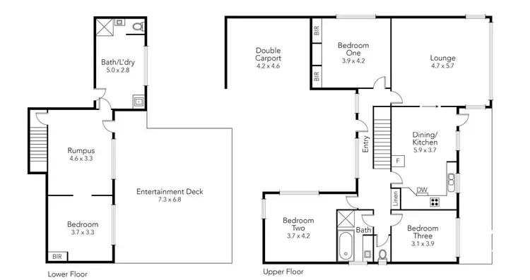 Floorplan of Homely house listing, 39 New World Avenue, Trevallyn TAS 7250