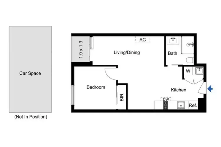 Floorplan of Homely apartment listing, 307/495 Rathdowne Street, Carlton VIC 3053