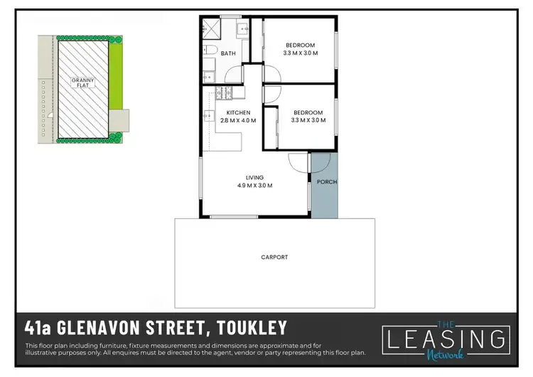 Floorplan of Homely flat listing, 41a Glenavon Street, Toukley NSW 2263