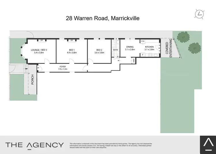 Floorplan of Homely house listing, 28 Warren Road, Marrickville NSW 2204