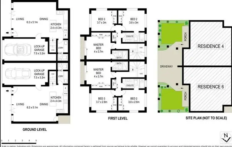 Floorplan of Homely townhouse listing, 4 Foster Street, Newmarket QLD 4051