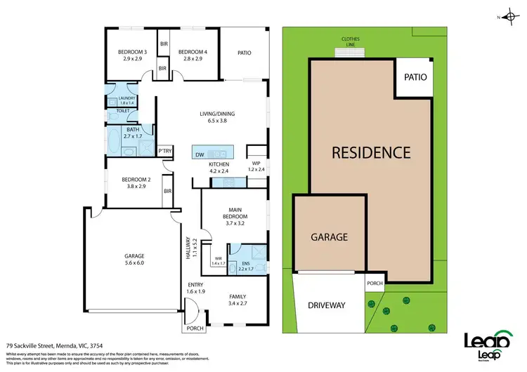 Floorplan of Homely house listing, 79 Sackville Street, Mernda VIC 3754