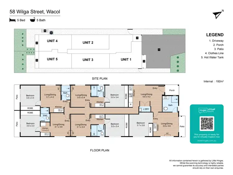 Floorplan of Homely apartment listing, 2/60 Wilga St, Wacol QLD 4076