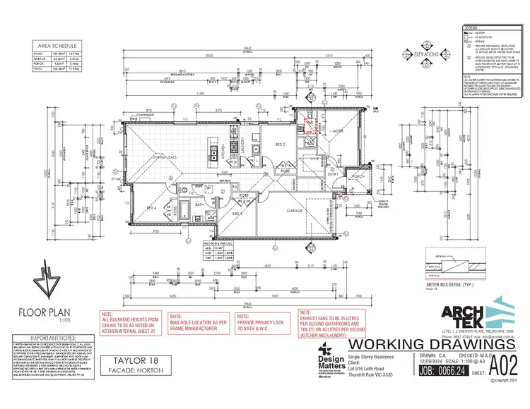 Floorplan of Homely house listing, 15 Leith Road, Thornhill Park VIC 3335
