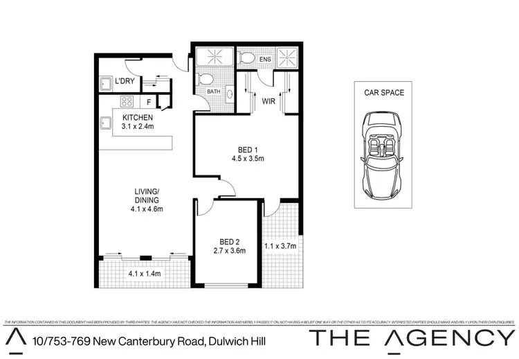 Floorplan of Homely apartment listing, 10/753-769 New Canterbury Road, Dulwich Hill NSW 2203