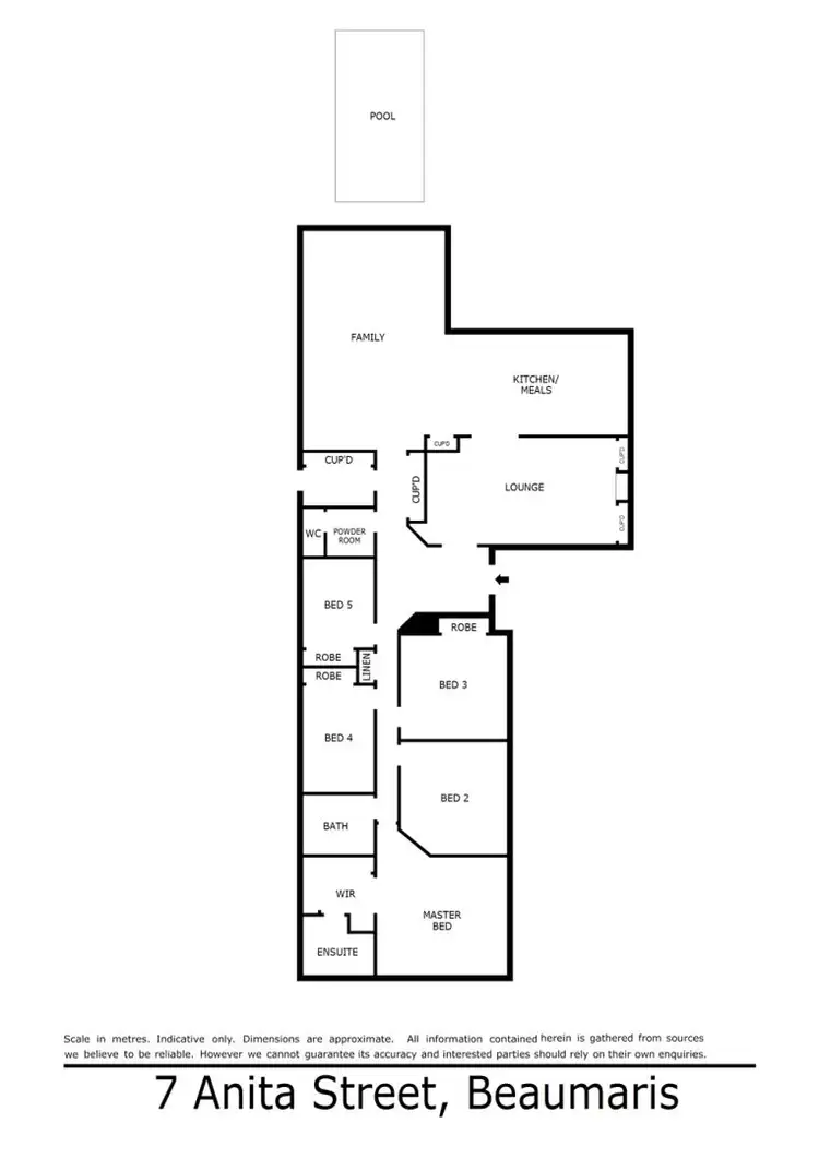 Floorplan of Homely house listing, 7 Anita Street, Beaumaris VIC 3193