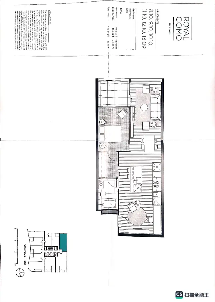 Floorplan of Homely apartment listing, 1109/665 Chapel Street, South Yarra VIC 3141