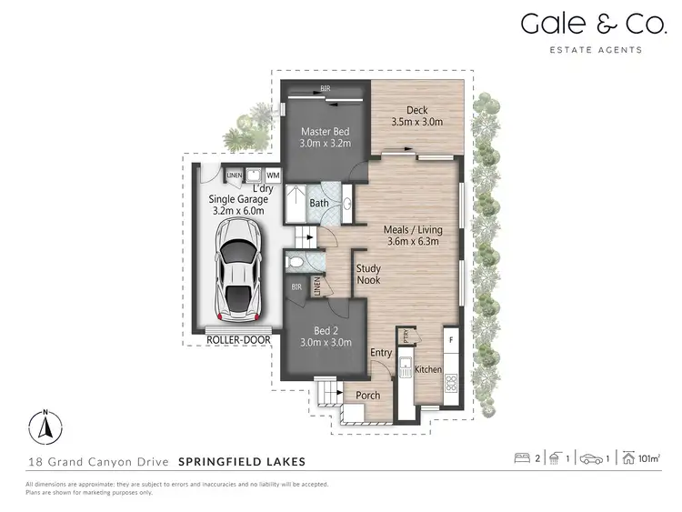 Floorplan of Homely house listing, 18 Grand Canyon Dr, Springfield Lakes QLD 4300
