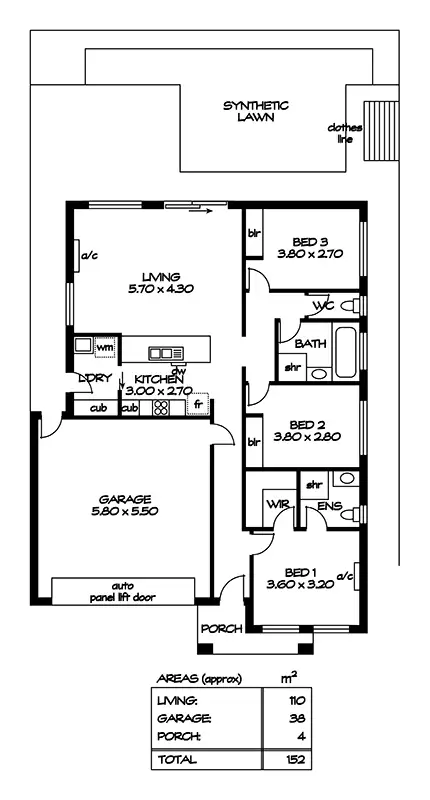 Floorplan of Homely house listing, 56 Nangari Road, Salisbury North SA 5108