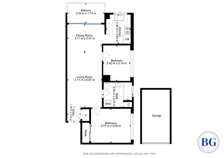 Floorplan of Homely unit listing, Address available on request