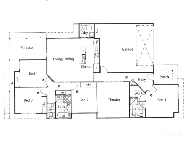 Floorplan of Homely house listing, 16 Hickey Street, Ripley QLD 4306