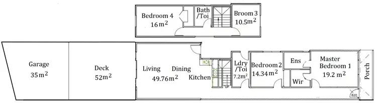 Floorplan of Homely house listing, 8 Walker Street, Newport VIC 3015