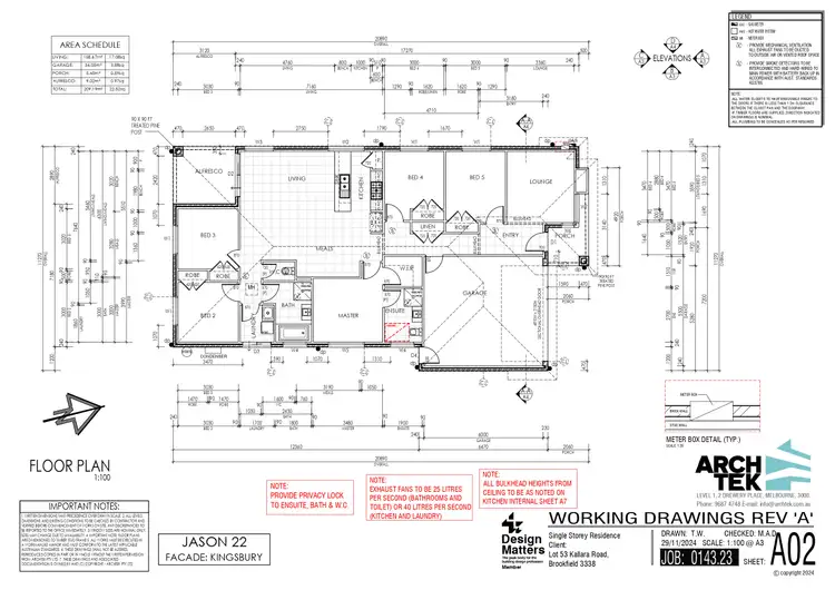 Floorplan of Homely house listing, 3 Kallara Road, Brookfield VIC 3338