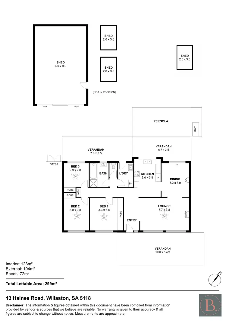Floorplan of Homely house listing, 13 Haines Road, Willaston SA 5118