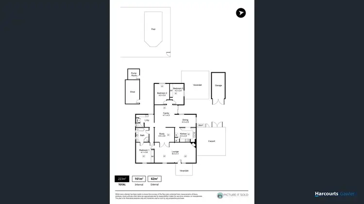Floorplan of Homely house listing, 13 Third Street, Nuriootpa SA 5355