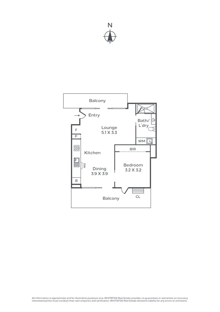 Floorplan of Homely apartment listing, 6/53-54 Marine Parade, Elwood VIC 3184
