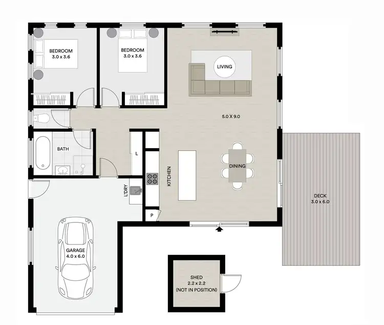 Floorplan of Homely house listing, Unit 2, 19 Carlwood Place, Prospect Vale TAS 7250