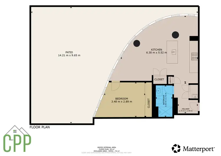 Floorplan of Homely apartment listing, 602/2 Furzer Street, Phillip ACT 2606