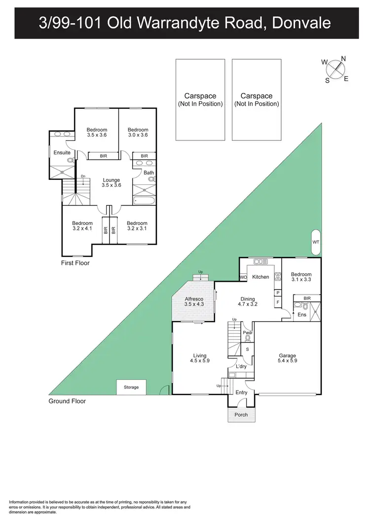 Floorplan of Homely house listing, 3/99-101 Old Warrandyte Road, Donvale VIC 3111