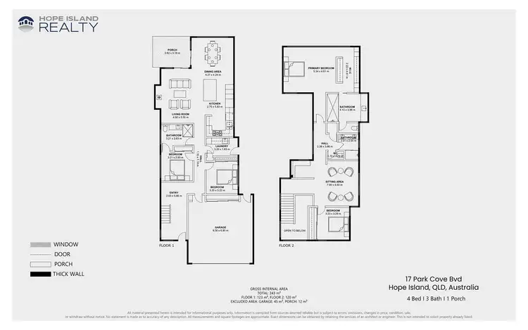 Floorplan of Homely house listing, 17 Park Cove Boulevard, Hope Island QLD 4212
