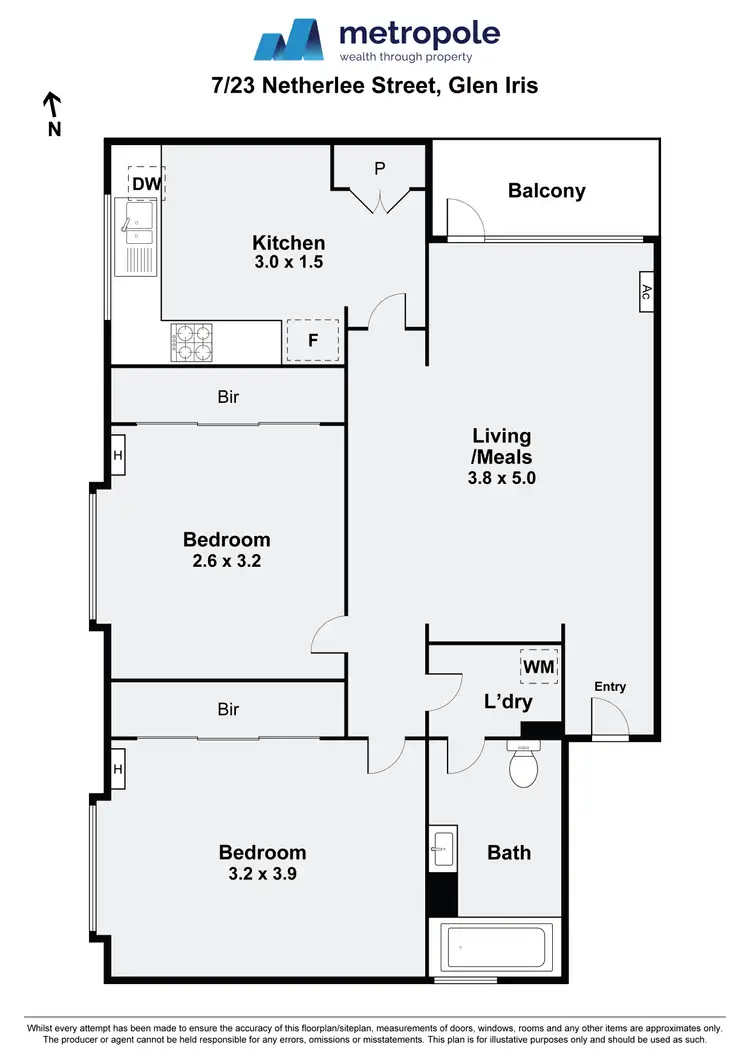 Floorplan of Homely apartment listing, 7/23 Netherlee Street, Glen Iris VIC 3146