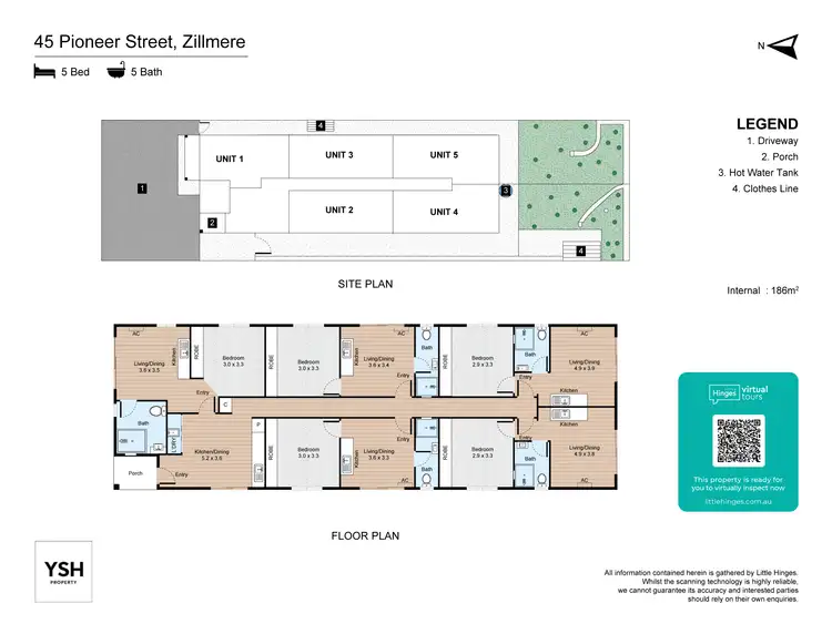 Floorplan of Homely apartment listing, 3/45 Pioneer St, Zillmere QLD 4034
