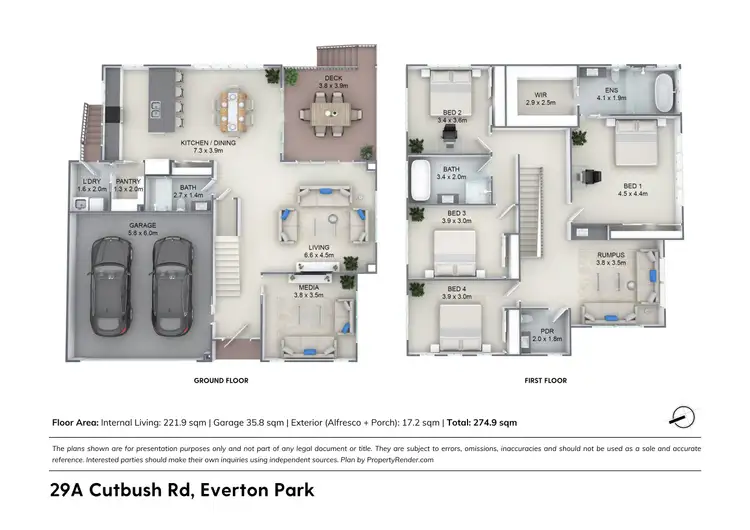 Floorplan of Homely house listing, 29a Cutbush Road, Everton Park QLD 4053