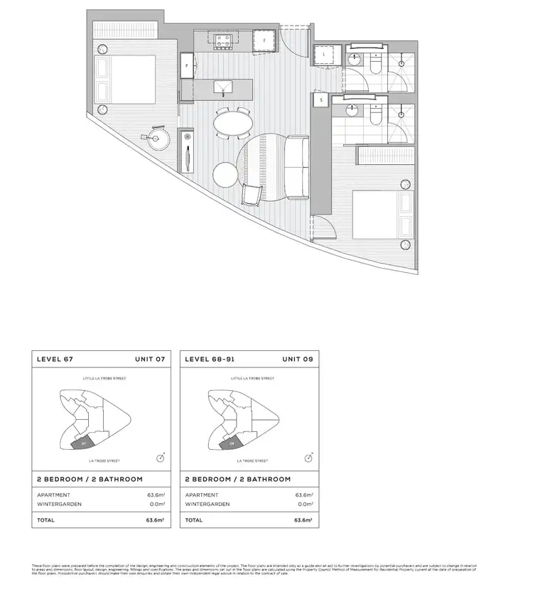 Floorplan of Homely house listing, 8509/228 La Trobe Street, Melbourne VIC 3000