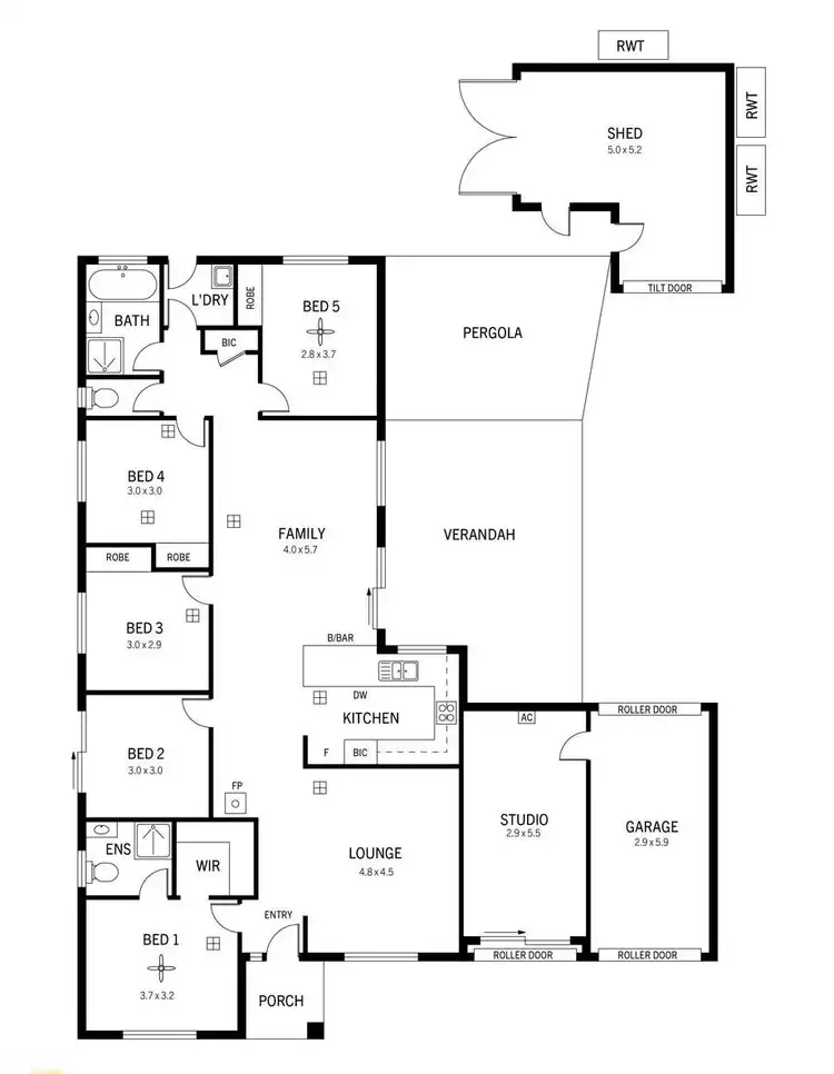 Floorplan of Homely house listing, 11 Caroline Grove, Paralowie SA 5108
