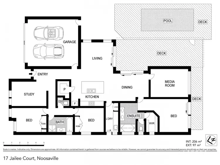 Floorplan of Homely house listing, 17 Jailee Court, Noosaville QLD 4566