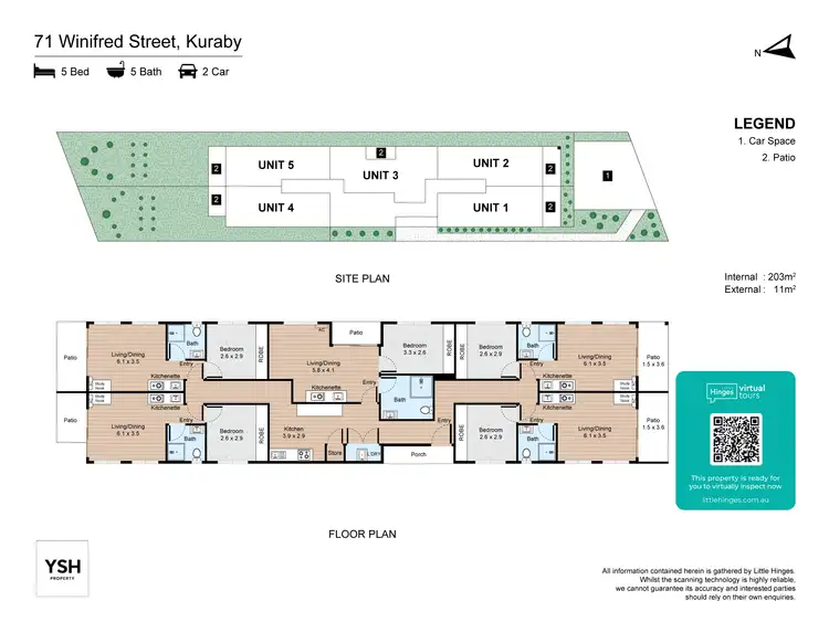 Floorplan of Homely apartment listing, 2/71 Winifred St, Kuraby QLD 4112