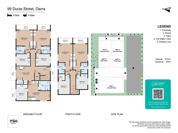 Floorplan of Homely apartment listing, 99 Ducie Street, Darra QLD 4076