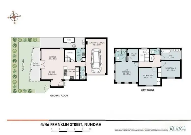 Floorplan of Homely townhouse listing, 4/46 Franklin Street, Nundah QLD 4012