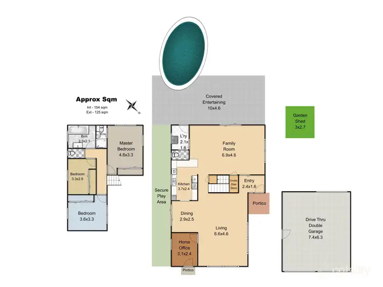 Floorplan of Homely house listing, 7 Astaire Place, Mcdowall QLD 4053