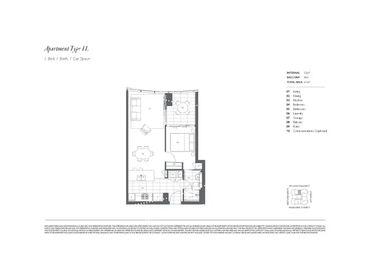 Floorplan of Homely apartment listing, 711/15 Manning Street, South Brisbane QLD 4101