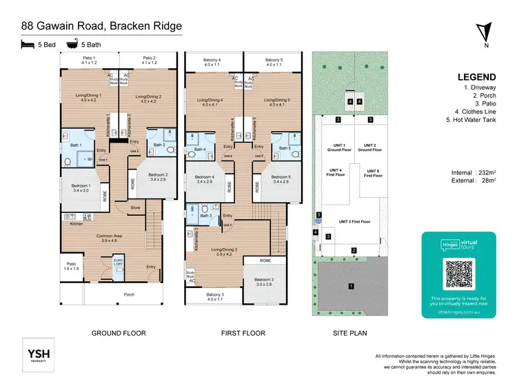 Floorplan of Homely apartment listing, 4/88 Gawain Rd, Bracken Ridge QLD 4017