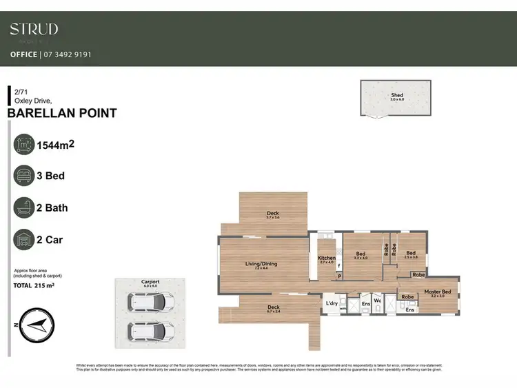 Floorplan of Homely house listing, 2 / 71 Oxley Drive, Barellan Point QLD 4306