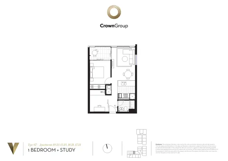 Floorplan of Homely unit listing, 1023/32 Hunter Street, Parramatta NSW 2150