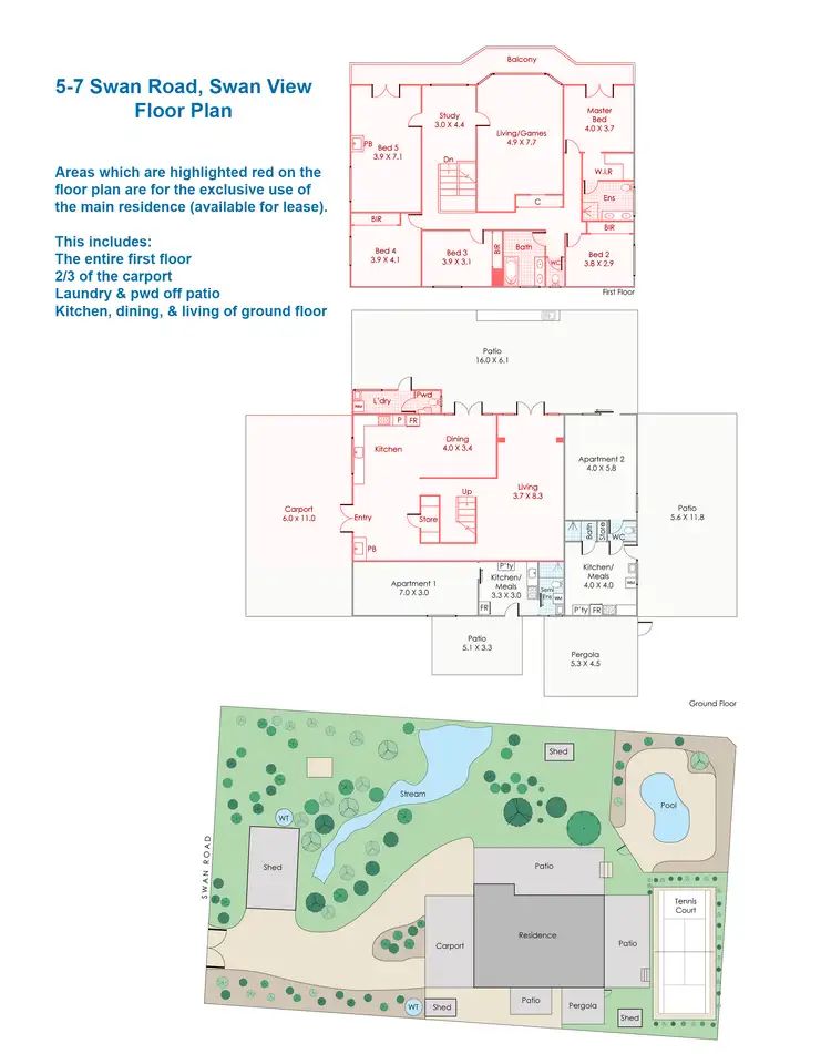 Floorplan of Homely house listing, 5-7 Swan Road, Swan View WA 6056