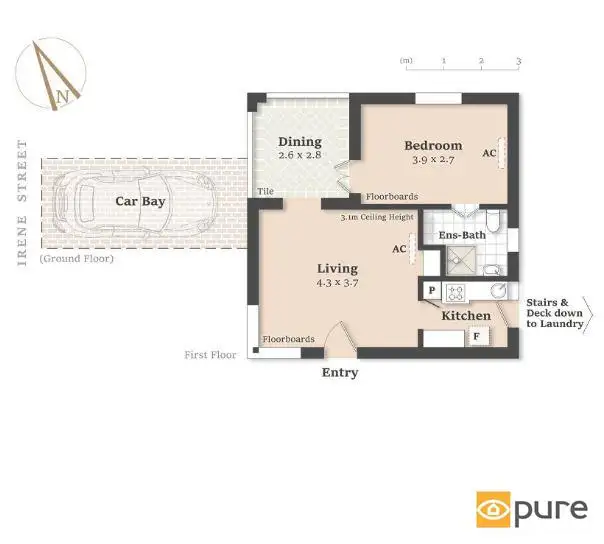 Floorplan of Homely apartment listing, 5/196 Bulwer Street, Perth WA 6000