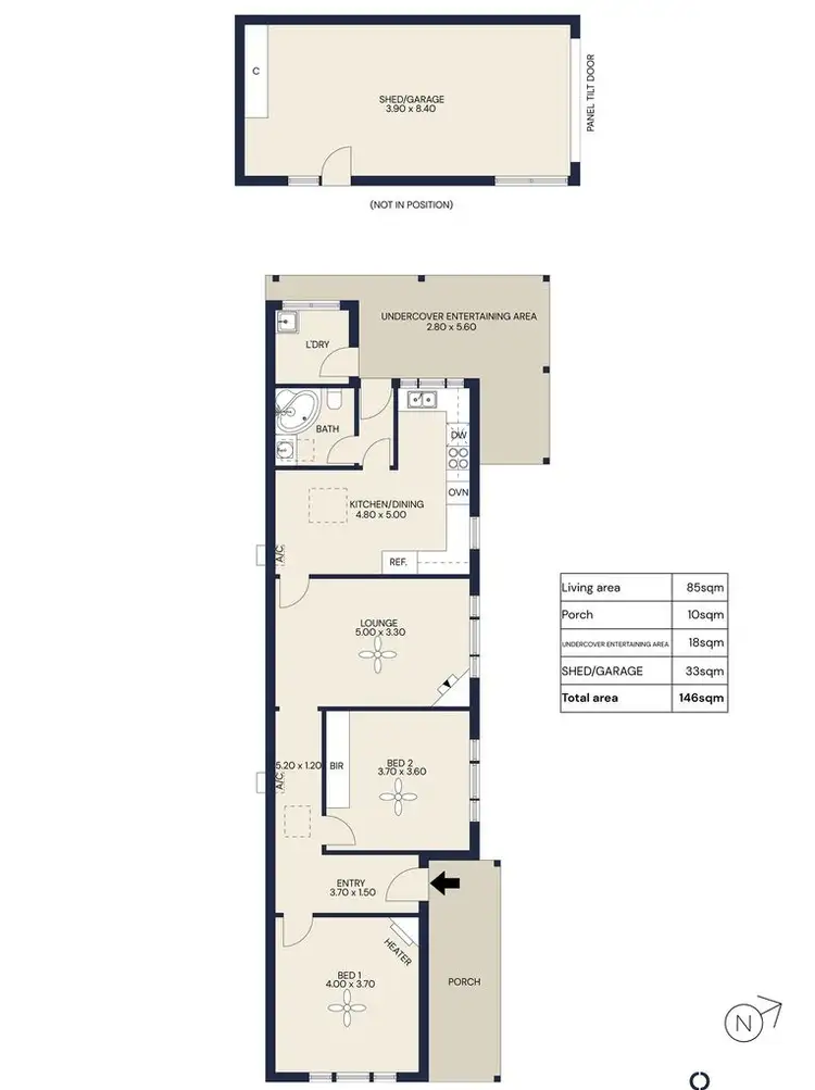 Floorplan of Homely house listing, 19 McDonnell Avenue, West Hindmarsh SA 5007