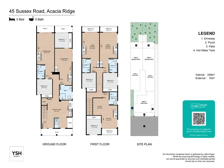 Floorplan of Homely apartment listing, 1/45 Sussex Rd, Acacia Ridge QLD 4110