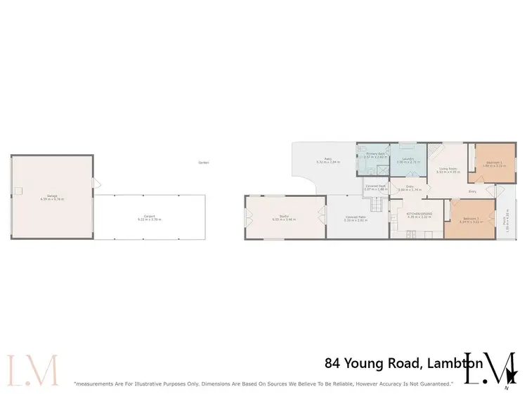 Floorplan of Homely house listing, 84 Young Road, Lambton NSW 2299