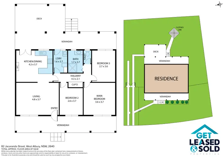 Floorplan of Homely house listing, 82 Jacaranda St, West Albury NSW 2640