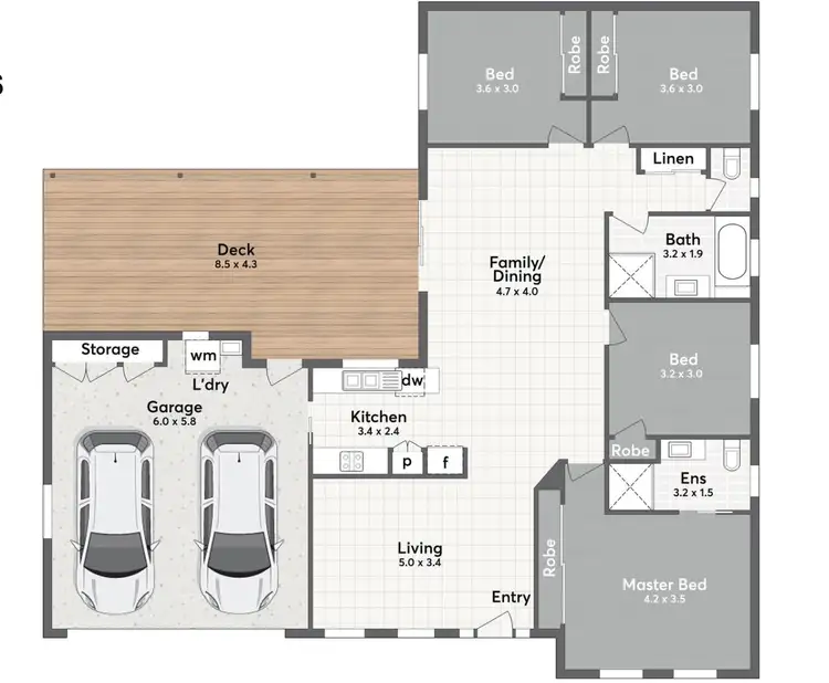 Floorplan of Homely house listing, 50 Waratah Crescent, Springfield Lakes QLD 4300