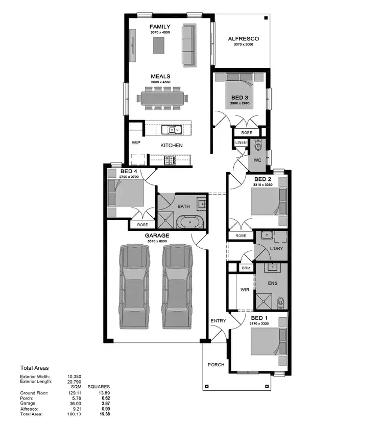Floorplan of Homely house listing, 14 Nurture Steet, Mambourin VIC 3024