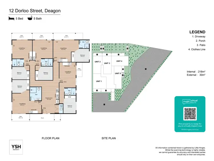 Floorplan of Homely apartment listing, 5/12 Dorloo St, Deagon QLD 4017