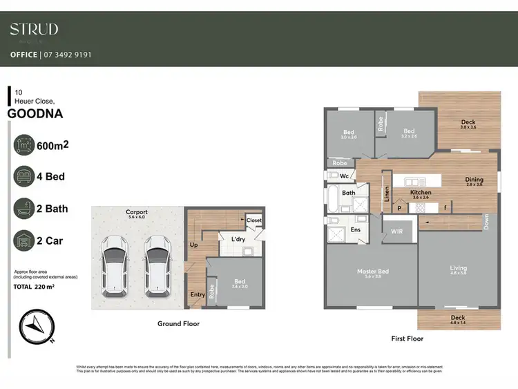 Floorplan of Homely house listing, 10 Heuer Cl, Goodna QLD 4300