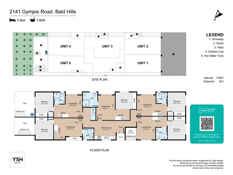 Floorplan of Homely apartment listing, 1/2141 Gympie Rd, Bald Hills QLD 4036
